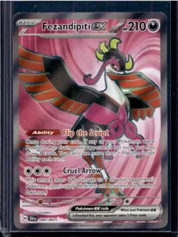 2024 Pokemon SV Shrouded Fable SFA EN Fezandipiti ex #084/064 NM or Higher - Image 1