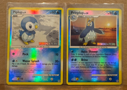 Piplup 93/130 Prinplup 58/130 Diamond & Pearl - Reverse-Holo - Pokemon Lot of 2 - Image 2