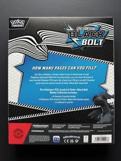 Pokemon TCG - S&V - Black Bolt & White Flare Binder Collections - New & Sealed - Image 3