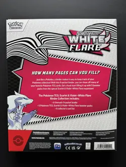 Pokemon TCG - S&V - Black Bolt & White Flare Binder Collections - New & Sealed - Image 5