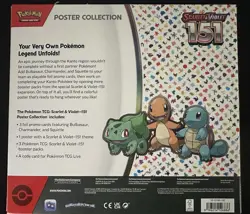 NEW IN BOX~POKEMON POSTER COLLECTION SCARLET & VIOLET 151~TRADING CARDS~2025 - Image 2