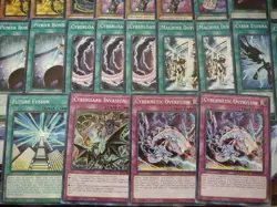 YuGiOh Cards Cyber End Dragon Deck core collectible trading card game Cyberdark. - Image 2