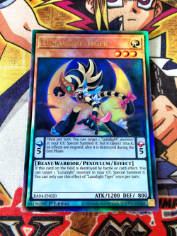 Lunalight Tiger ra04-en020 (NEW) Ultimate Rare Yu-Gi-Oh - Image 1