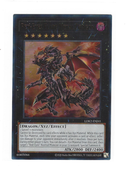 Yugioh Red-Eyes Flare Metal Dragon Ultra Rare LDK2-ENJ41 Unlimited - Image 1