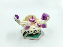 Bakugan Pearl White B2 Darkus Fortress Rare - Image 1