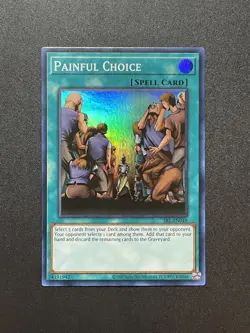 Yu-Gi-Oh TCG Spell Ruler (Worldwide English) Painful Choice (Super Rare) NM - Image 1