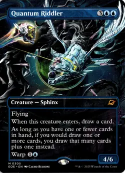 Quantum Riddler (Borderless) 305 M Edge of Eternities NM MTG - Image 1