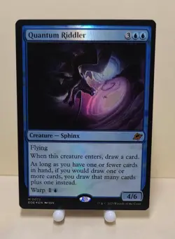 MTG Edge of Eternities - Quantum Riddler M 0072 (Foil) - Image 1