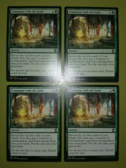 Commune with the Gods x4 Eternal Masters 4x Magic the Gathering MTG - Image 1