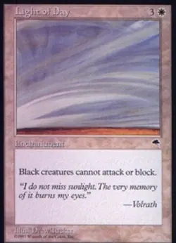 Light of Day ~ Heavily Played Tempest MTG Magic UltimateMTG White Card - Image 1