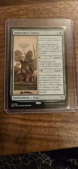 Innkeeper's Talent Magic the Gathering Bloomburrow Rare Regular Near Mint NM - Image 1