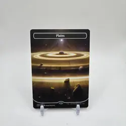 Plains (240) (Borderless) Unfinity Regular MTG Land - Image 1