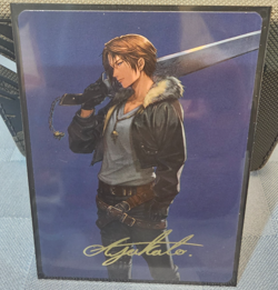 #47 Squall, SeeD Mercenary Gold Stamped 47/53 Final Fantasy Art Series MTG Card - Image 1