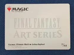 Yiazmat Ultimate Mark Art Series 7/53 Gold Stamped MTG Final Fantasy NM - Image 2