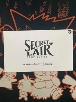 MTG Secret Lair: The 90’s Binder Experience Traditional FOIL edition NEW SEALED - Image 1