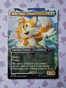 Miles "Tails" Prower 2085 Secret Lair Drop Sonic: Friends and Foes Non-Foil MTG - Image 1