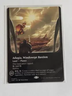 Adagia, Windswept Bastion Borderless Edge of Eternities Foil #277 - Image 1