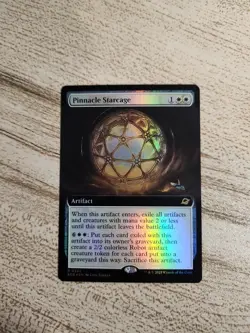 Pinnacle Starcage (Extended Art) - FOIL #322 RARE- Edge of Eternities NM ENG MTG - Image 1
