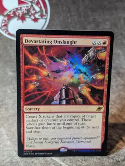 MTG, Devastating Onslaught #132, Edge of Eternities, NM, Mythic Rare, Foil - Image 1