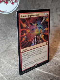 MTG, Devastating Onslaught #132, Edge of Eternities, NM, Mythic Rare, Foil - Image 2