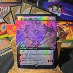 Entropic Battlecruiser (Extended Art) Edge of Eternities Foil - Image 2
