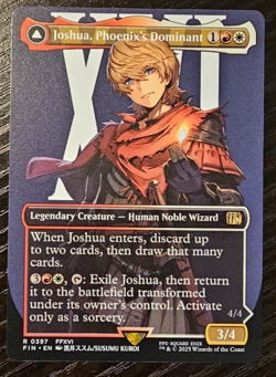 Joshua Phoenix's Dominant BORDERLESS Final Fantasy Magic the Gathering MtG NM - Image 1