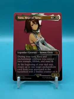 Yuna, Hope Of Spira (Borderless) - FINAL FANTASY (FIN) - MTG - Regular - NM - Image 1