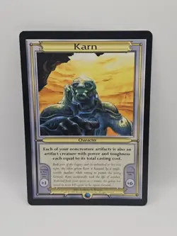 Magic The Gathering: KARN OVERSIZED✨Vanguard UNPLAYED - Image 3