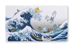 Pokemon Center Great Wave Pikachu & Friends Playmat - Image 1