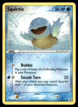 2004 EX - FireRed & LeafGreen Squirtle Basic/Common #83 - Image 1
