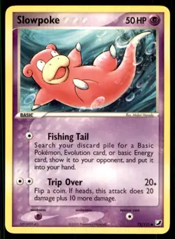 2005 EX - Unseen Forces Slowpoke Basic/Common #72 - Image 1