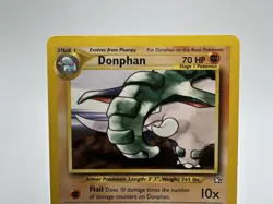 Donphan 21/111 Neo Genesis Unlimited Regular Rare Pokemon TCG MP - Image 2