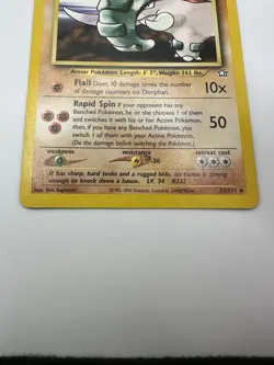 Donphan 21/111 Neo Genesis Unlimited Regular Rare Pokemon TCG MP - Image 4