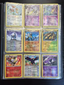 Pokemon card bundle, 102 X & Y Series cards with binder - no duplicates - Image 1