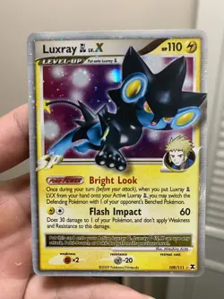 Luxray GL Lv.X 109/111 Rising Rivals Holo LP - Image 1