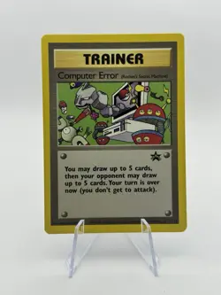 Pokemon 2000 Computer Error Card Black Star Promo 16 WOTC LP - Image 1
