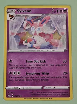 Pokemon TCG Black Star Promo Sylveon Cosmo Holo SWSH211 LP+ - Image 2