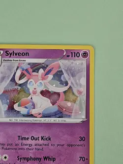 Pokemon TCG Black Star Promo Sylveon Cosmo Holo SWSH211 LP+ - Image 4