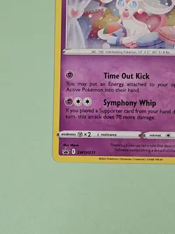 Pokemon TCG Black Star Promo Sylveon Cosmo Holo SWSH211 LP+ - Image 5
