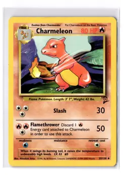 Charmeleon - 035/130 Base Set 2 Regular - LP - VINTAGE - POKEMON TCG - Image 1