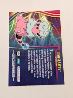 Pokemon Topps Flaaffy 2001 Johto Series 1 VLP/NM - Image 2