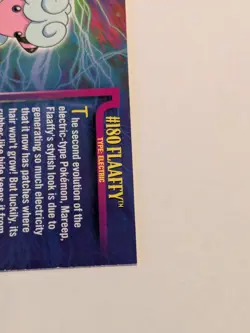 Pokemon Topps Flaaffy 2001 Johto Series 1 VLP/NM - Image 5
