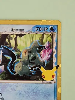 2021 Near Mint Pokemon Mimikyu Delta Holo SWSH136 25th Celebrations Collection - Image 5