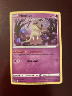 Mimikyu 081/189 Darkness Ablaze Cosmos Holo Rare Pokemon TCG Card - Image 1