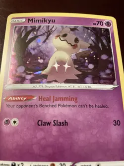 Mimikyu 081/189 Darkness Ablaze Cosmos Holo Rare Pokemon TCG Card - Image 2