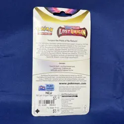 Pokemon Lost Origins Blister Pack + Scorbunny Promo + Coin TCG Sword And Shield - Image 2