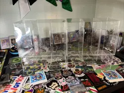 2x 3-Slot Booster Pack Dispenser For Pokemon And Other Trading Cards GENTLY USED - Image 1
