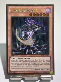 Yu-Gi-Oh! TCG Chaos Sorcerer PGLD-EN084 1ST EDITION ENGLISH MP - Image 1