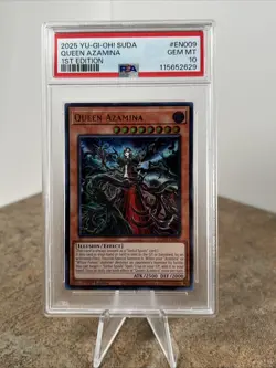 Yu-Gi-Oh! Queen Azamina SUDA-EN009 Ultra Rare 1st Edition PSA10 - Image 1