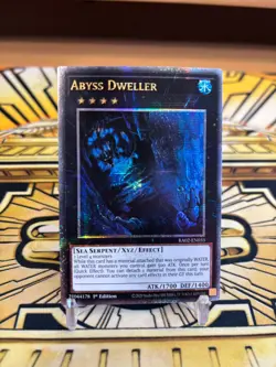 Yugioh Abyss Bewohner Quarter Century Secret Rare RA02-EN033 - Image 1